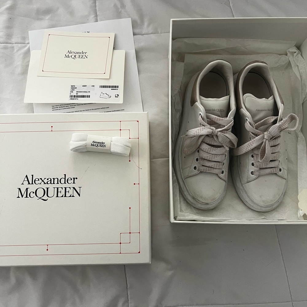 Alexander McQueen Oversize Lace-Up Sneakers